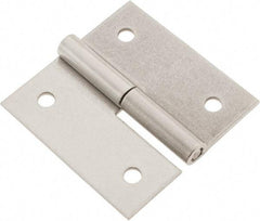 Made in USA - 3" Long x 3" Wide x 0.093" Thick, Slip Joint Hinge - Stainless Steel - All Tool & Supply