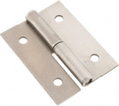 Made in USA - 2-1/2" Long x 1.87" Wide x 0.075" Thick, Slip Joint Hinge - Steel - All Tool & Supply