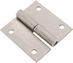 Made in USA - 2" Long x 2" Wide x 0.08" Thick, Slip Joint Hinge - Steel - All Tool & Supply