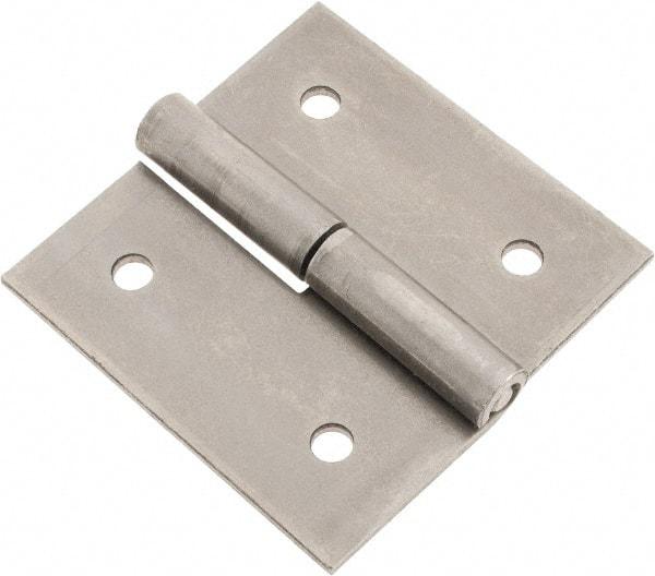 Made in USA - 2-1/2" Long x 2-1/2" Wide x 0.093" Thick, Slip Joint Hinge - Steel - All Tool & Supply