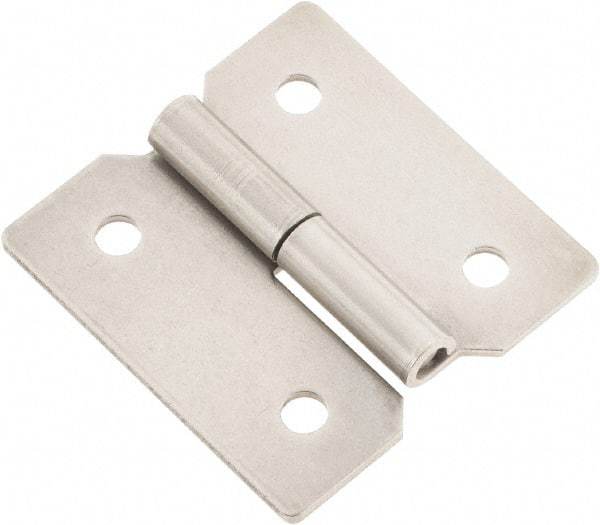 Made in USA - 1-1/2" Long x 1.44" Wide x 0.05" Thick, Slip Joint Hinge - Stainless Steel - All Tool & Supply