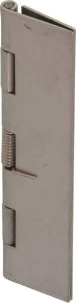 Value Collection - 3-1/2" Long x 1-1/2" Wide x 0.04" Thick, Spring Hinge - Stainless Steel - All Tool & Supply