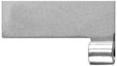 Made in USA - 1-3/4" Long x 1" Wide x 0.05" Thick, Un-Hinge - Stainless Steel - All Tool & Supply