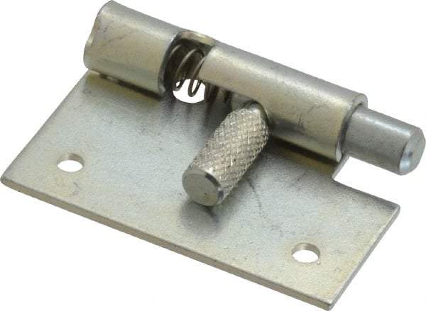 Made in USA - 1-3/4" Long x 1" Wide x 0.05" Thick, Un-Hinge - Steel, Zinc Plated Finish - All Tool & Supply