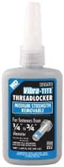 Vibra-Tite - 50 mL Bottle, Blue, Medium Strength Liquid Threadlocker - Series 121, 24 hr Full Cure Time, Hand Tool Removal - All Tool & Supply