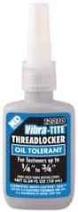 Vibra-Tite - 10 mL Bottle, Blue, Medium Strength Liquid Threadlocker - Series 122, 24 hr Full Cure Time, Hand Tool Removal - All Tool & Supply