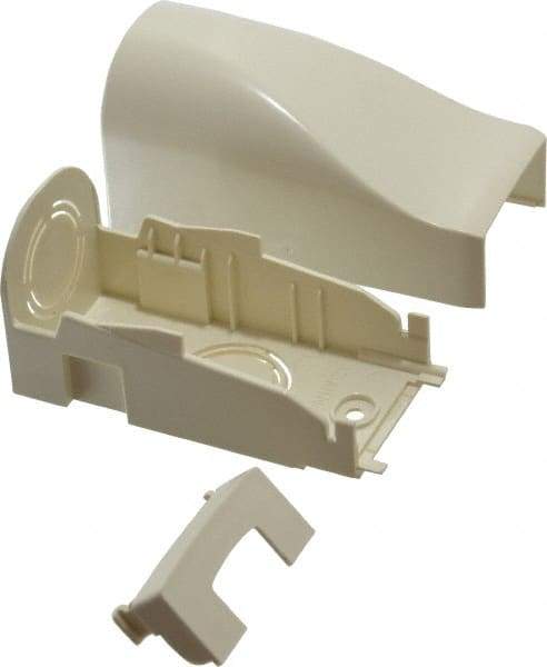 Wiremold - 1-11/16 Inch Long x 3-7/8 Inch Wide x 7/8 Inch High, Rectangular Raceway Fitting - Ivory, For Use with ECLIPSE PN10 Series Raceways - All Tool & Supply