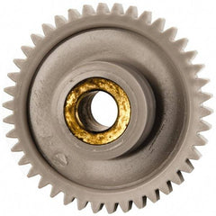 Made in USA - 32 Pitch, 1-5/16" Pitch Diam, 1-3/8" OD, 42 Tooth Spur Gear - 3/16" Face Width, 1/2" Bore Diam, 39/64" Hub Diam, 20° Pressure Angle, Acetal - All Tool & Supply