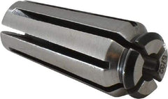 Centaur - 9/64 to 5/32 Inch Collet Capacity, Series 25 AF Collet - 0.44 Inch Overall Diameter, 1 Inch Overall Length - Exact Industrial Supply