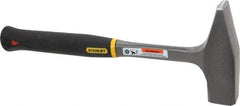 Stanley - 2 Lb Head Blacksmith's Hammer - 14" OAL, 7-5/8" Long Steel Handle, 1-5/8" Face Diam - All Tool & Supply