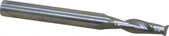 OSG - 7/32", 2 Flute, Single End, Solid Carbide, 0.02" Corner Radius End Mill - 2-1/2" OAL, 30° Helix, Right Hand Flute, 3/4" LOC, Right Hand Cut - All Tool & Supply