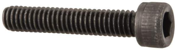 Value Collection - #4-48 UNF Hex Socket Drive, Socket Cap Screw - Alloy Steel, Black Oxide Finish, Fully Threaded, 5/8" Length Under Head - All Tool & Supply