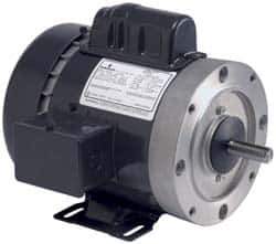 US Motors - 1.5 hp, Totally Enclosed Fan Cooled, No Thermal Protection, 1,725 RPM, 115/208-230 Volt, 60 Hz, Cap Start-Cap Run Motor - Size 56HC Frame, C-Face Mount, 1 Speed, Ball Bearings, 14.4/8.0-7.2 Full Load Amps, B Class Insulation - All Tool & Supply