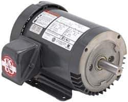 US Motors - 15 hp, TEFC Enclosure, No Thermal Protection, 1,775 RPM, 208-230/460 Volt, 60 Hz, Three Phase Energy Efficient Motor - Size 254 Frame, Rigid Mount, 1 Speed, Ball Bearings, 41-38/18.9 Full Load Amps, F Class Insulation, Reversible - All Tool & Supply