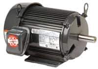 US Motors - 1 hp, TENV Enclosure, No Thermal Protection, 1,725 RPM, 208-230/460 Volt, 60 Hz, Three Phase Premium Efficient Motor - Size 145 Frame, C-Face/Base Mount, 1 Speed, Ball Bearings, 3.5-3.4/1.7 Full Load Amps, F Class Insulation, Reversible - All Tool & Supply