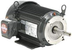 US Motors - 15 hp, TEFC Enclosure, No Thermal Protection, 1,770 RPM, 208-230/460 Volt, 60 Hz, Three Phase Standard Efficient Motor - Size 254JM Frame, Rigid Mount, 1 Speed, Ball Bearings, 42-37/18.7 Full Load Amps, F Class Insulation, Reversible - All Tool & Supply