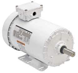 US Motors - 1 hp, TEFC Enclosure, No Thermal Protection, 1,140 RPM, 208-230/460 Volt, 60 Hz, Three Phase Standard Efficient Motor - Size 145T Frame, Rigid Mount, 1 Speed, Ball Bearings, 3.9-4.0/2.0 Full Load Amps, F Class Insulation, Reversible - All Tool & Supply