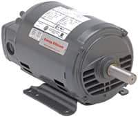 US Motors - 1.5 hp, ODP Enclosure, No Thermal Protection, 1,725 RPM, 208-230/460 Volt, 60 Hz, Polyphase Motor - Size 56H Frame, Flange Mount, 1 Speed, Ball Bearings, 4.9-5.0/2.5 Full Load Amps, B Class Insulation - All Tool & Supply