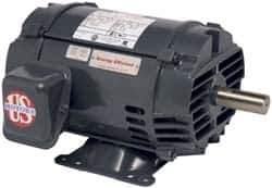 US Motors - 1.5 hp, ODP Enclosure, No Thermal Protection, 1,180 RPM, 230/460 Volt, 60 Hz, Three Phase Premium Efficient Motor - Size 182T Frame, Rigid Mount, 1 Speed, Ball Bearings, 5/2.5 Full Load Amps, F Class Insulation - All Tool & Supply