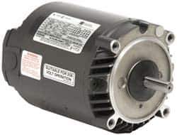 US Motors - 1/2 hp, ODP Enclosure, No Thermal Protection, 1,725 RPM, 208-230/460 Volt, 60 Hz, Polyphase Motor - Size 56C Frame, C-Face Mount, 1 Speed, Ball Bearings, 1.98-1.9/.98 Full Load Amps, B Class Insulation - All Tool & Supply