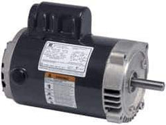 US Motors - 1 hp, ODP Enclosure, No Thermal Protection, 1,725 RPM, 115/208-230 Volt, 60 Hz, Industrial Electric AC/DC Motor - Size 56 Frame, C-Face Mount, 1 Speed, Ball Bearings, 14.8/7.5-7.3 Full Load Amps, B Class Insulation, CCW Lead End Rev - All Tool & Supply