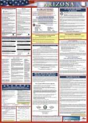 NMC - 24" Wide x 40" High Laminated Paper Labor Law Information Poster - Arizona Jurisdiction, 0.03" Thick, Spanish - All Tool & Supply