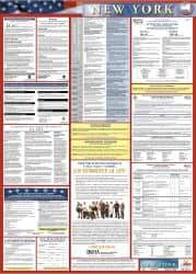 NMC - 24" Wide x 40" High Laminated Paper Labor Law Information Poster - New York Jurisdiction, 0.03" Thick, Spanish - All Tool & Supply