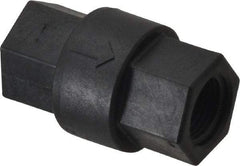 Specialty Mfr - 3/8" Polypropylene Check Valve - Inline, FNPT x FNPT, 125 WOG - All Tool & Supply