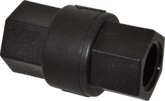 Specialty Mfr - 1/2" Polypropylene Check Valve - Inline, FNPT x FNPT, 125 WOG - All Tool & Supply