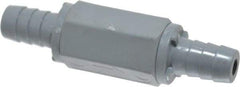 Specialty Mfr - 1/2" PVC Check Valve - Inline, Barb x Barb, 125 WOG - All Tool & Supply