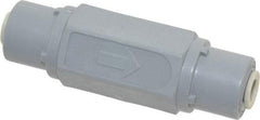 Specialty Mfr - 1/4" PVC Check Valve - Inline, Push To Connect x Push To Connect, 125 WOG - All Tool & Supply