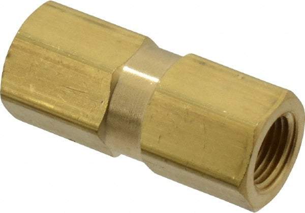 Specialty Mfr - 1/8" Brass Check Valve - Inline, FNPT x FNPT, 500 WOG - All Tool & Supply