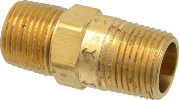 Specialty Mfr - 1/2" Brass Check Valve - Inline, MNPT x MNPT, 500 WOG - All Tool & Supply