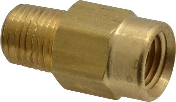 Specialty Mfr - 1/4" Brass Check Valve - Inline, FNPT x MNPT, 500 WOG - All Tool & Supply