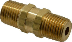 Specialty Mfr - 1/4" Brass Check Valve - Inline, MNPT x MNPT, 2,500 WOG - All Tool & Supply