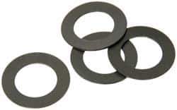 Made in USA - #4 Screw, Nylon Standard Flat Washer - 0.12" ID x 0.22" OD, 0.031" Thick - All Tool & Supply