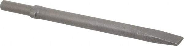 Ingersoll-Rand - 1" Head Width, 12" OAL, Flat Chisel - Round Drive, Round Shank, Steel - All Tool & Supply