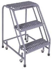 Cotterman - 40" 4 Step Ladder - 350 Lb Capacity, 40" Platform Height, 30" Base Width x 31" Depth, Grip Strut - All Tool & Supply