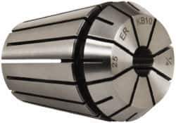 Kennametal - 1/4" ER25 Collet - 0.0152mm TIR, 34.01mm OAL, 26.01mm Overall Diam - Exact Industrial Supply