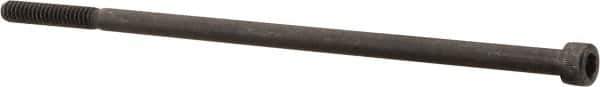 Value Collection - #10-24 UNC Hex Socket Drive, Socket Cap Screw - Alloy Steel, Black Oxide Finish, Partially Threaded, 5" Length Under Head - All Tool & Supply