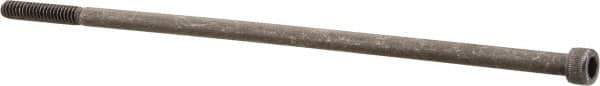 Value Collection - #10-24 UNC Hex Socket Drive, Socket Cap Screw - Alloy Steel, Black Oxide Finish, Partially Threaded, 6" Length Under Head - All Tool & Supply