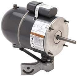 US Motors - 1/4 hp, TEAO Enclosure, Auto Thermal Protection, 1,075 RPM, 115 Volt, 60 Hz, Single Phase Permanent Split Capacitor (PSC) Motor - Size 48YZ Frame, Yoke Mount, 2 Speed, Ball Bearings, 4.40 Full Load Amps, B Class Insulation, CCW Lead End - All Tool & Supply