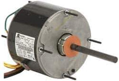 US Motors - 1/10 hp, TEAO Enclosure, Auto Thermal Protection, 825 RPM, 208-230 Volt, 60 Hz, Single Phase Permanent Split Capacitor (PSC) Motor - Size 48Y Frame, Stud/Band Mount, 1 Speed, Sleeve Bearings, 1 Full Load Amps, B Class Insulation, Reversible - All Tool & Supply