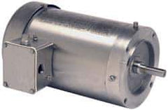 US Motors - 1/2 hp, TENV Enclosure, No Thermal Protection, 1,725 RPM, 208-230/460 Volt, 60 Hz, Three Phase Energy Efficient Motor - Size 56C Frame, C-Face Mount, 1 Speed, Ball Bearings, 2.0-1.9/0.9 Full Load Amps, F Class Insulation, Reversible - All Tool & Supply