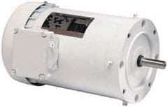 US Motors - 1.5 hp, TENV Enclosure, No Thermal Protection, 3,450 RPM, 208-230/460 Volt, 60 Hz, Three Phase Standard Efficient Motor - Size 56 Frame, C-Face Mount, 1 Speed, Ball Bearings, 4.7-4.6/2.3 Full Load Amps, F Class Insulation, CCW Lead End - All Tool & Supply