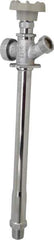 B&K Mueller - 1/2" Pipe, 10" Long Shank, Chrome Plated Brass Antisiphon Frostfree Sillcock - Handwheel Handle, Male & Solder End Connections, 125 psi WOG Rating - All Tool & Supply