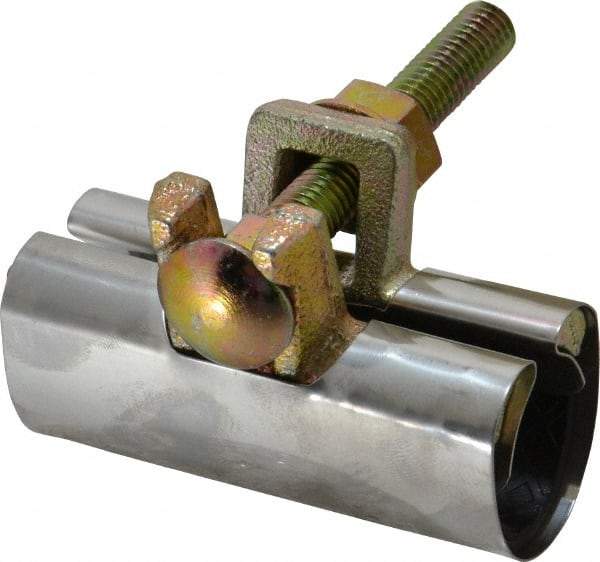 B&K Mueller - 3/4" Pipe Single Bolt 3" Repair Clamp - For Providing Strong Positive Seal In Repairing Leaking Pipes - All Tool & Supply