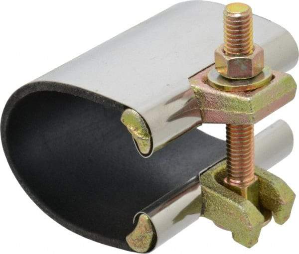 B&K Mueller - 2" Pipe Single Bolt 3" Repair Clamp - For Providing Strong Positive Seal In Repairing Leaking Pipes - All Tool & Supply