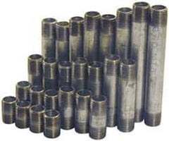 B&K Mueller - 60 Piece, 1-1/4" Pipe, Galvanized Pipe Nipple Set - Schedule 40, (6) Close, (6) 2, (6) 2-1/2, (6) 3, (6) 3-1/2, (6) 4, (6) 4-1/2, (6) 5, (6) 5-1/2, (6) 6 - All Tool & Supply