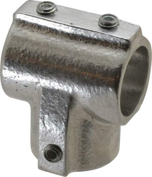 Hollaender - 3/4" Pipe, 90° Three Socket Tee, Aluminum Alloy Tee Pipe Rail Fitting - Bright Finish - All Tool & Supply